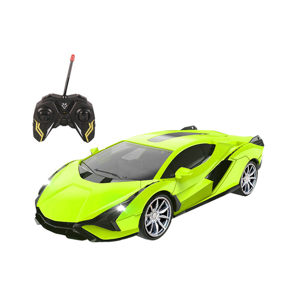 1:24 Scale Remote Control Car Toys 4-channel Rechargeable RC Drift Car Green