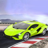 1:24 Scale Remote Control Car Toys 4-channel Rechargeable RC Drift Car Green