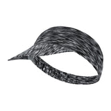 Elastic Empty Top Caps Sun Visor Caps Sun Protection Sports Beach Hat Black