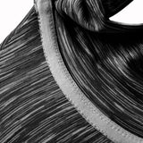 Elastic Empty Top Caps Sun Visor Caps Sun Protection Sports Beach Hat Black