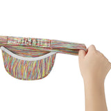 Elastic Empty Top Caps Sun Visor Caps Sun Protection Sports Beach Hat Rainbow