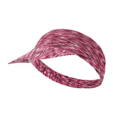 Elastic Empty Top Caps Sun Visor Caps Sun Protection Sports Beach Hat Red