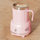 Electric Cooler Warmer Cup Fast Cooling Heating Coffee Milk Tea Pink