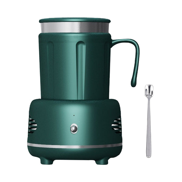 Electric Cooler Warmer Cup Fast Cooling Heating Coffee Milk Tea Green