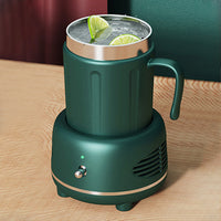 Electric Cooler Warmer Cup Fast Cooling Heating Coffee Milk Tea Green
