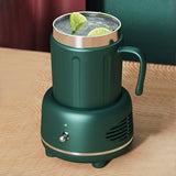 Electric Cooler Warmer Cup Fast Cooling Heating Coffee Milk Tea Green