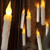 12Pcs LED Floating Candle Lights with Remote Flameless Taper Floating Candles Xmas Party Decor