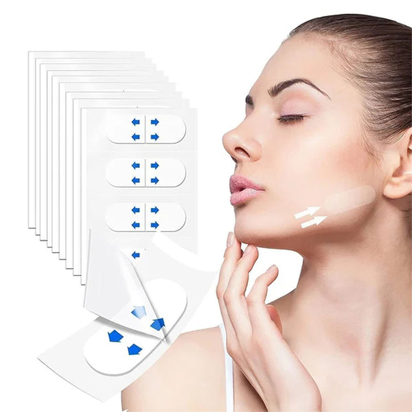 120 Pcs Invisible Face Neck Chin Eye Face Lift Sticker V Shape Tapes