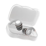 Pair of Silicone Swimming Ear Plugs Sleep Noise Reduction Earplugs Grey