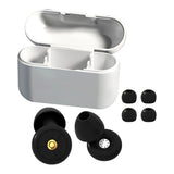 Pair of Silicone Noise Reduction Sleeping Earplugs Black