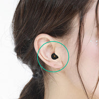 Pair of Silicone Noise Reduction Sleeping Earplugs Black