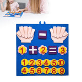 Montessori Learning Toddler Felt Educational Toy Finger Number Learning Counting Math Felt Board Busy Board Toys