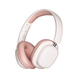 Wireless 5.3 Bluetooth Headphones Head-Worn Stereo Headset with Mic Pink