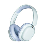 Wireless 5.3 Bluetooth Headphones Head-Worn Stereo Headset with Mic Blue