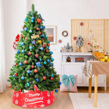 Christmas Tree Collar Xmas Tree Ring Round Christmas Tree Base Tree Skirts Style 2