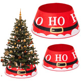 Christmas Tree Collar Xmas Tree Ring Round Christmas Tree Base Tree Skirts Style 1