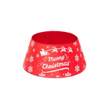 Christmas Tree Collar Xmas Tree Ring Round Christmas Tree Base Tree Skirts Style 2