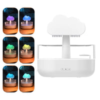 Color Changing Raining Cloud Diffuser Essential Oil Humidifier with Night Light Desk Mini Humidifier