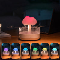 Color Changing Raining Cloud Diffuser Essential Oil Humidifier with Night Light Desk Mini Humidifier