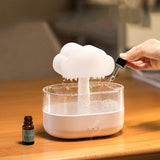 Color Changing Raining Cloud Diffuser Essential Oil Humidifier with Night Light Desk Mini Humidifier