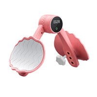 Women Inner Thigh Exerciser Pelvic Floor Muscle Trainer with Counter Pink
