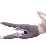 Women Inner Thigh Exerciser Pelvic Floor Muscle Trainer with Counter Purple