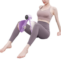 Women Inner Thigh Exerciser Pelvic Floor Muscle Trainer with Counter Purple