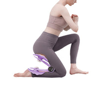 Women Inner Thigh Exerciser Pelvic Floor Muscle Trainer with Counter Purple