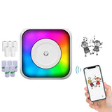 Mini Bluetooth RGB Light Printer Inkless Thermal Printer for Scrapbooks Labels Photos Memos