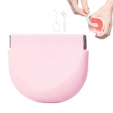 Portable Silicone Retainer Storage Case Retainer Holder Mouth Guard Retainer Case Pink