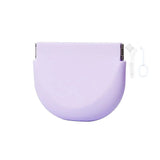 Portable Silicone Retainer Storage Case Retainer Holder Mouth Guard Retainer Case Purple