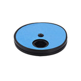 Non-Slip Pet Dog Scratch Board Rotating Round Dog Nail Scratch Pad with 6 Snack Compartments Blue