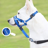 Adjustable Dog Head Collar Training Collar for Long-Snout Dogs Blue