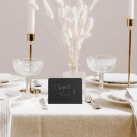 12Pcs Mini Chalkboard Signs Set Table Sign Message Board Signs for Wedding Birthday Parties Bakery