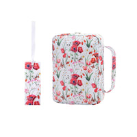 Printed Bible Bag Portable Bible Cover Bible Holder Case with Bookmark Style 1