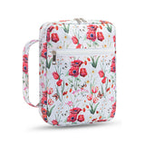Printed Bible Bag Portable Bible Cover Bible Holder Case with Bookmark Style 1