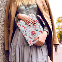 Printed Bible Bag Portable Bible Cover Bible Holder Case with Bookmark Style 1