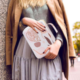 Printed Bible Bag Portable Bible Cover Bible Holder Case with Bookmark Style 4