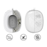 For Apple AirPods Max Headphones Case Silicone Protective Sleeves Full Set Cover White