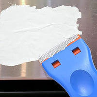 2 Plastic Scraper Tools with 100Pcs Plastic Blades Kit Sticker Adhesive Decal Tape Cleaning Tool