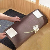 4Pcs Non-Slip Rug Pad Self-Adhesive Stickers for Rug Reusable Under Rug Carpet Gripper