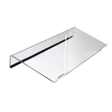 Clear Acrylic Tilted Computer Keyboard Holder Keyboard Stand for Easy Ergonomic Typing Style 2
