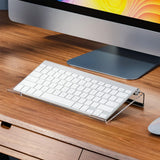 Clear Acrylic Tilted Computer Keyboard Holder Keyboard Stand for Easy Ergonomic Typing Style 2