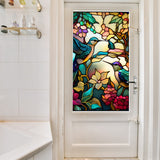 1 Sheet 100x60cm Static Cling Privacy Window Film Frosted Sticker Style 2