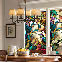 1 Sheet 100x60cm Static Cling Privacy Window Film Frosted Sticker Style 2