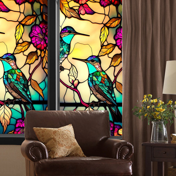 1 Sheet 100x60cm Static Cling Privacy Window Film Frosted Sticker Style 3