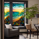1 Sheet 100x60cm Static Cling Privacy Window Film Frosted Sticker Style 5