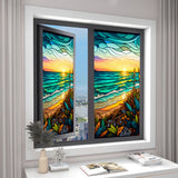 1 Sheet 100x60cm Static Cling Privacy Window Film Frosted Sticker Style 5