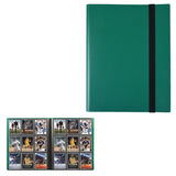 360-Pocket Card Binder Album Card Organizer for Game Cards Collectible Card Folder Storage Green