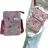 Small Cross-body Cell Phone Case Shoulder Bag Purse Pouch Handbag for Women Girls Purple